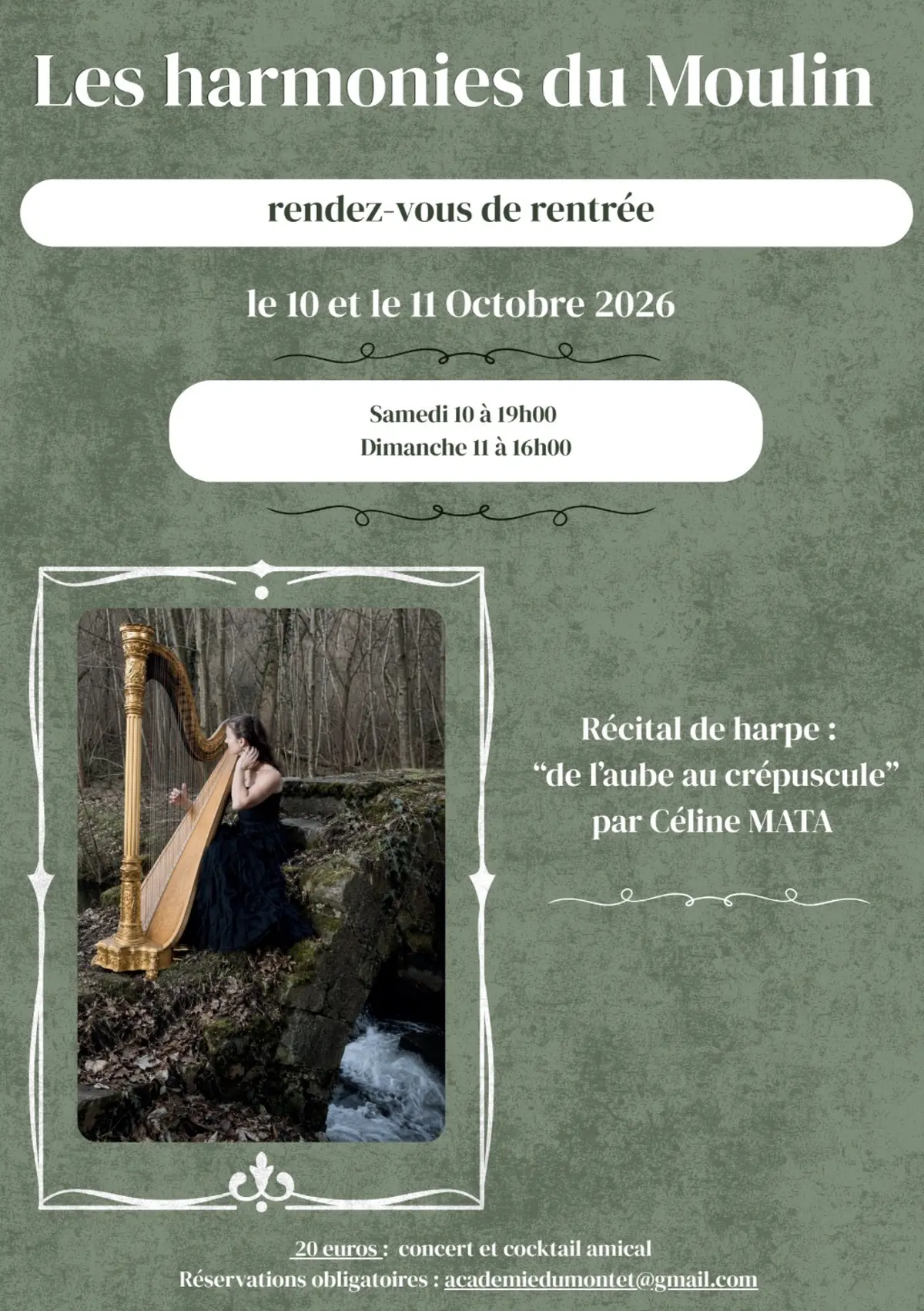 Les Harmonies du Moulin : rendez vous de rentrée