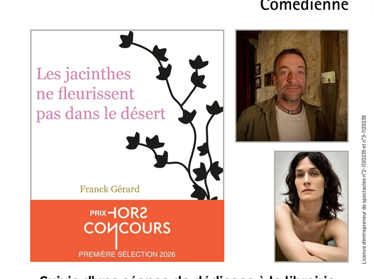 « Les jacinthes ne fleurissent pas dans le désert » – Rencontre avec Franck Gérard et lecture de Clotilde Hesme