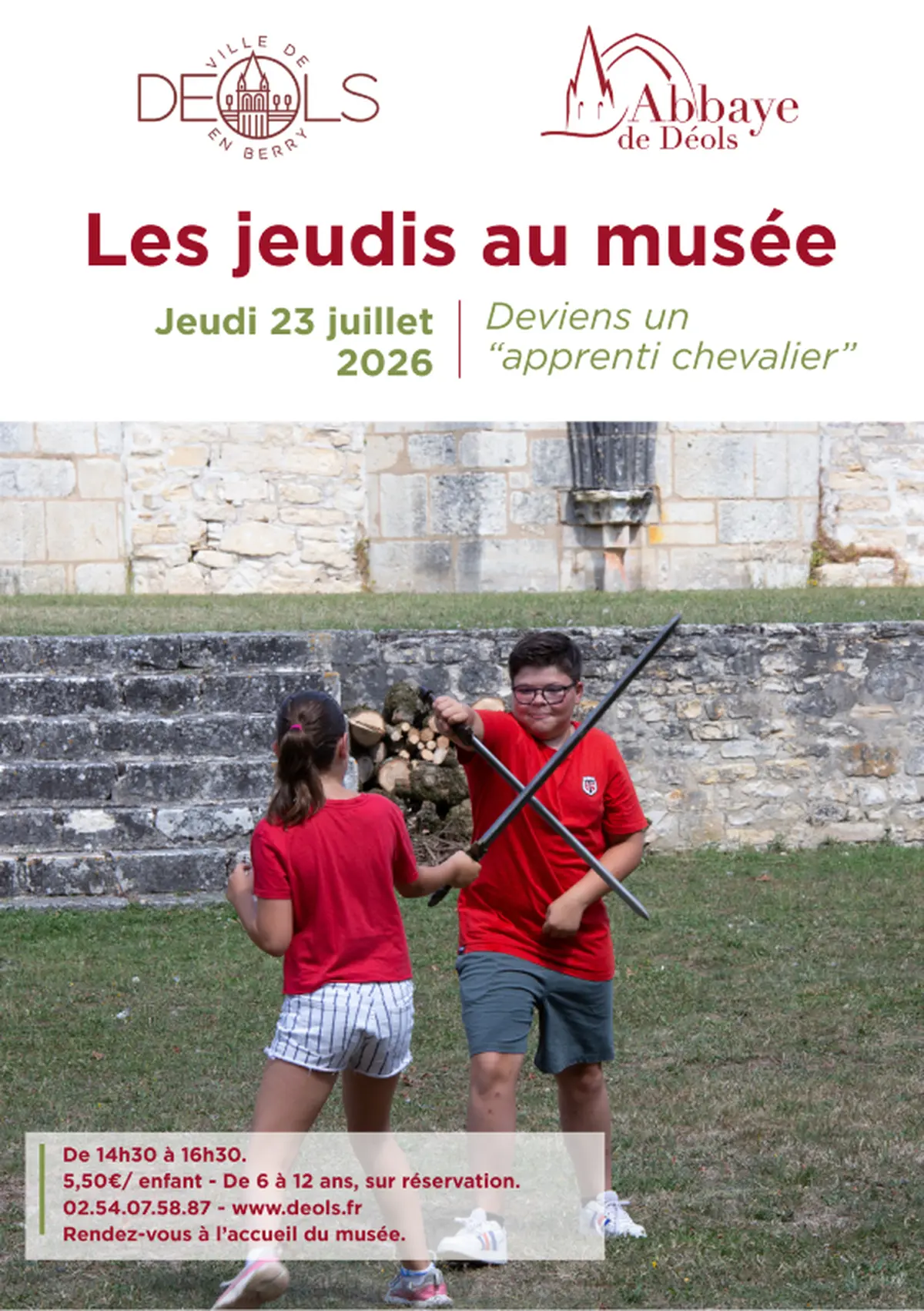 Les jeudis au musée : Deviens un apprenti chevalier
