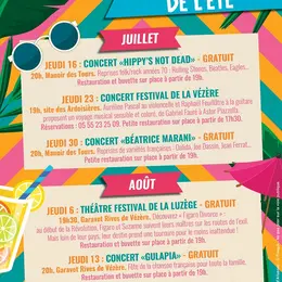 Les jeudis de l'été :Concert : Marc et Céleste (Garavet)