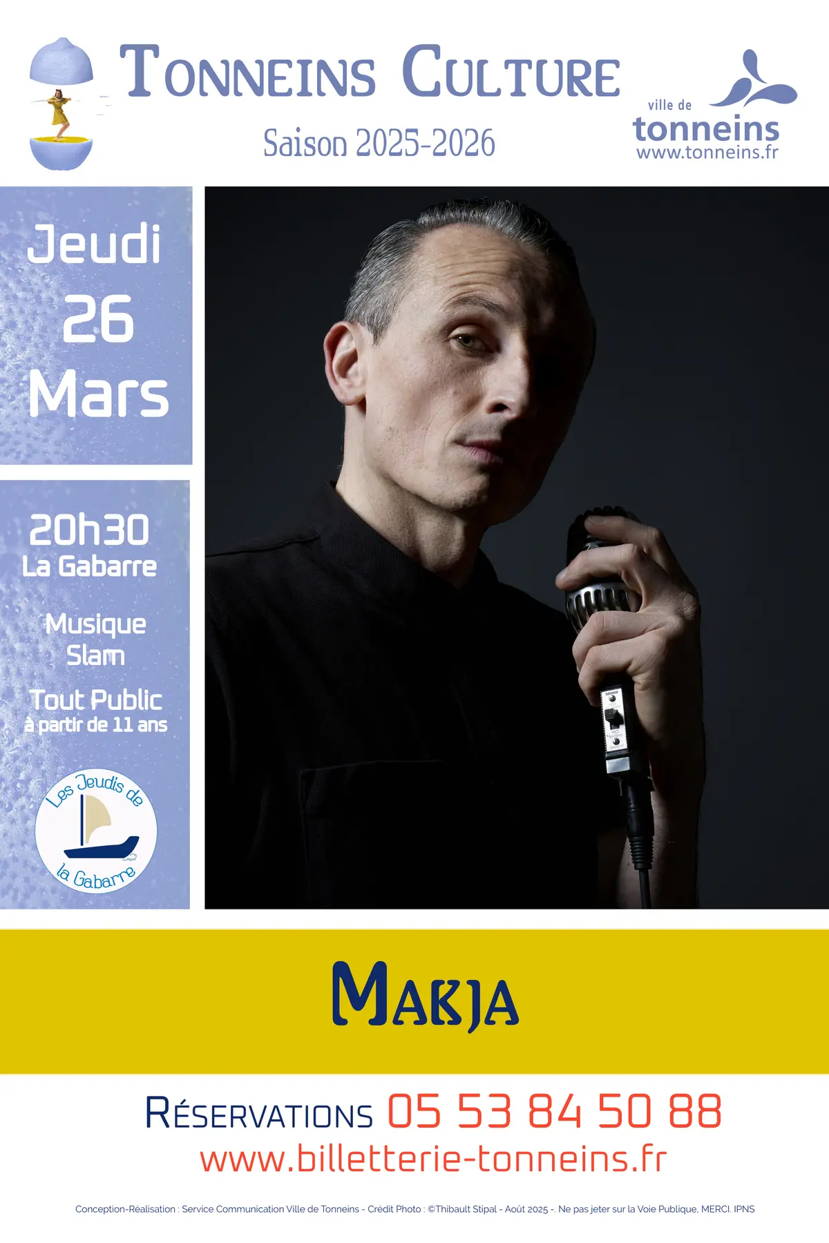 Les Jeudis de La Gabarre - Musique Slam -Makja