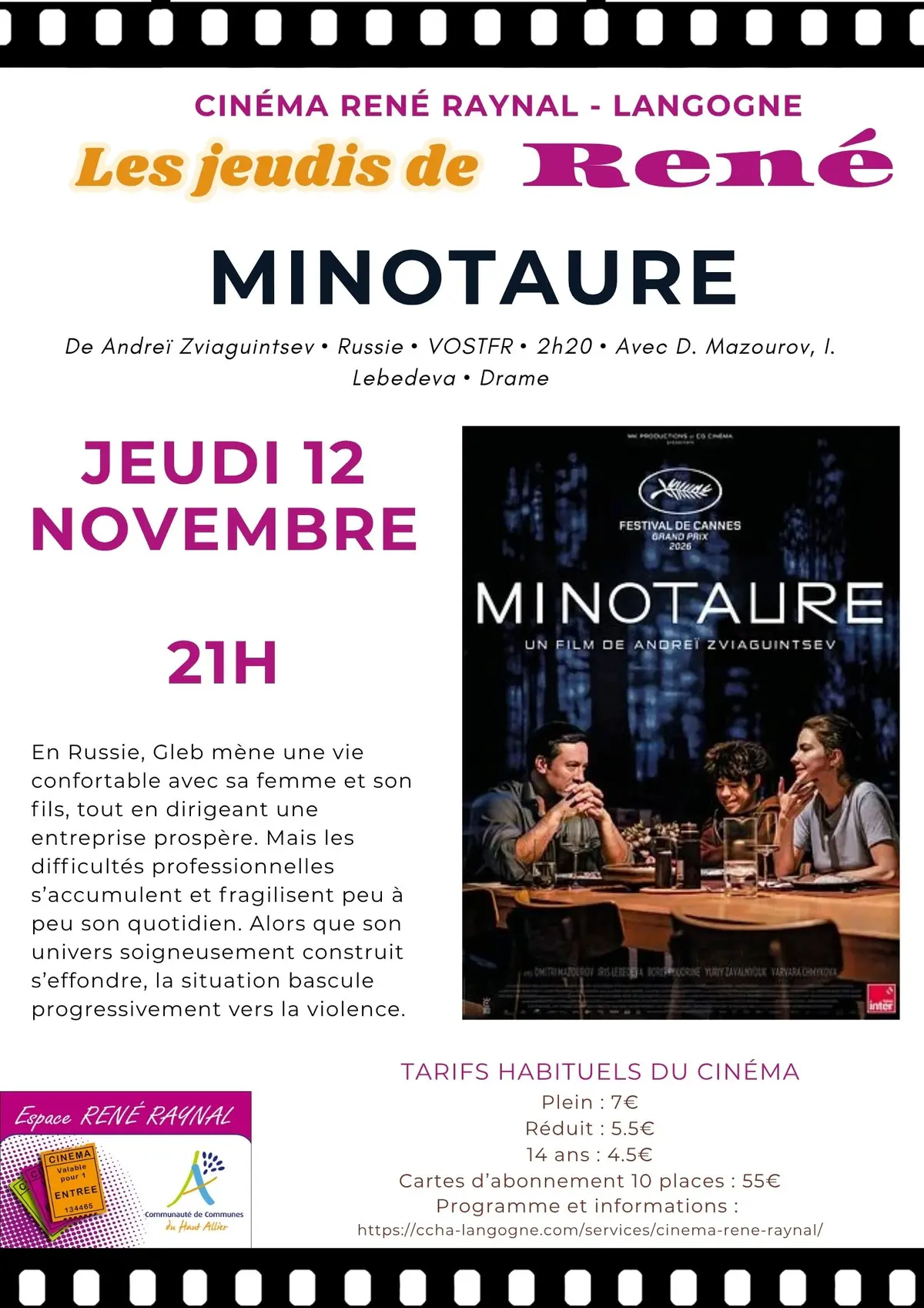 Les Jeudis De René - Minotaure