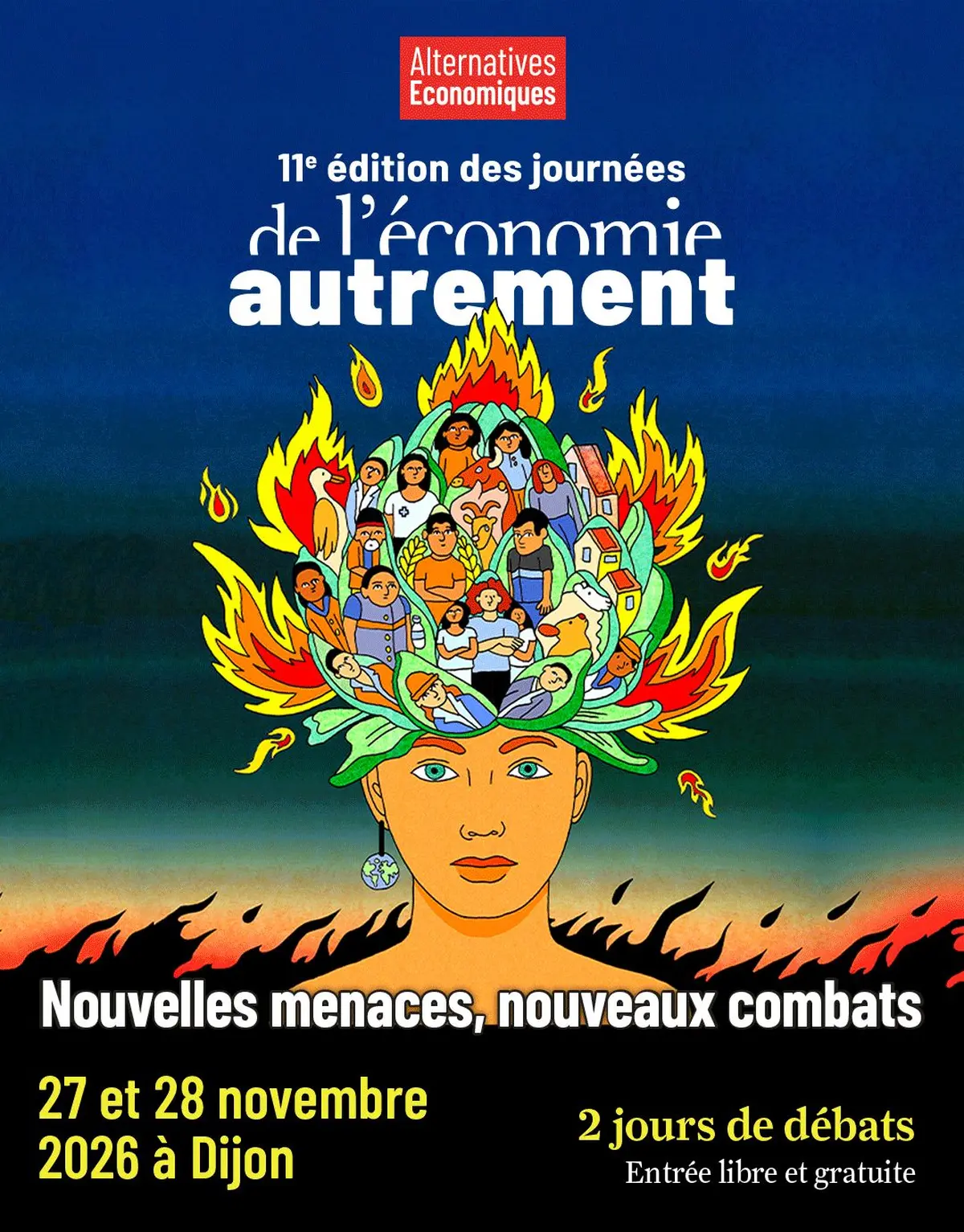 Les Journées de l'Économie Autrement à Dijon : conférences et débats sur les mutations du monde