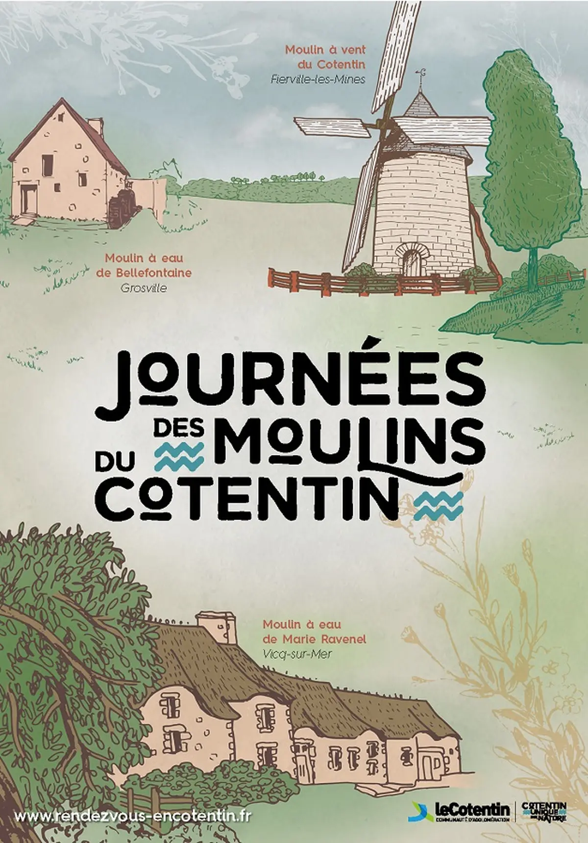 Les Journées des Moulins du Cotentin : Moulin à eau de Marie Ravenel