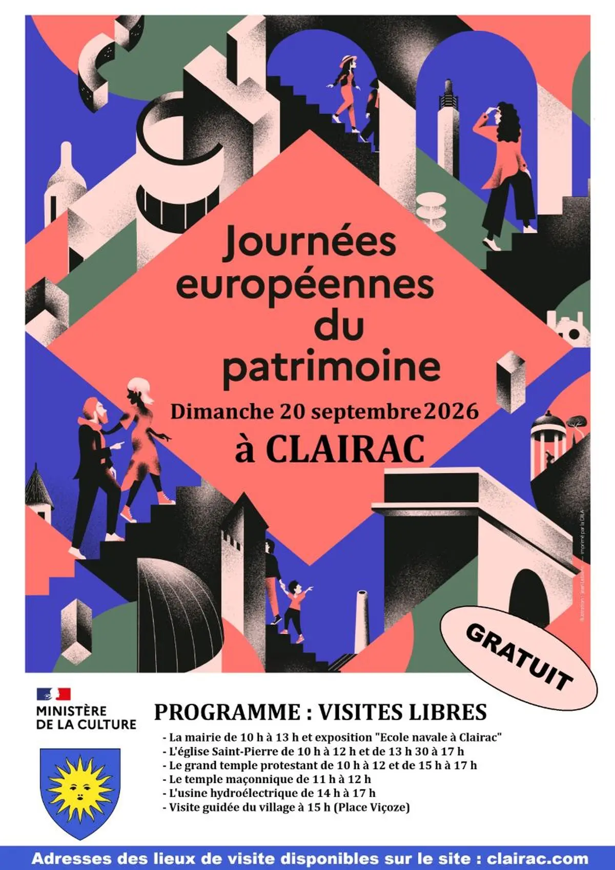 Les Journées Européennes du Patrimoine à Clairac