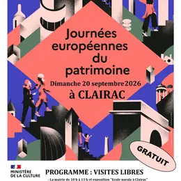 Les Journées Européennes du Patrimoine à Clairac