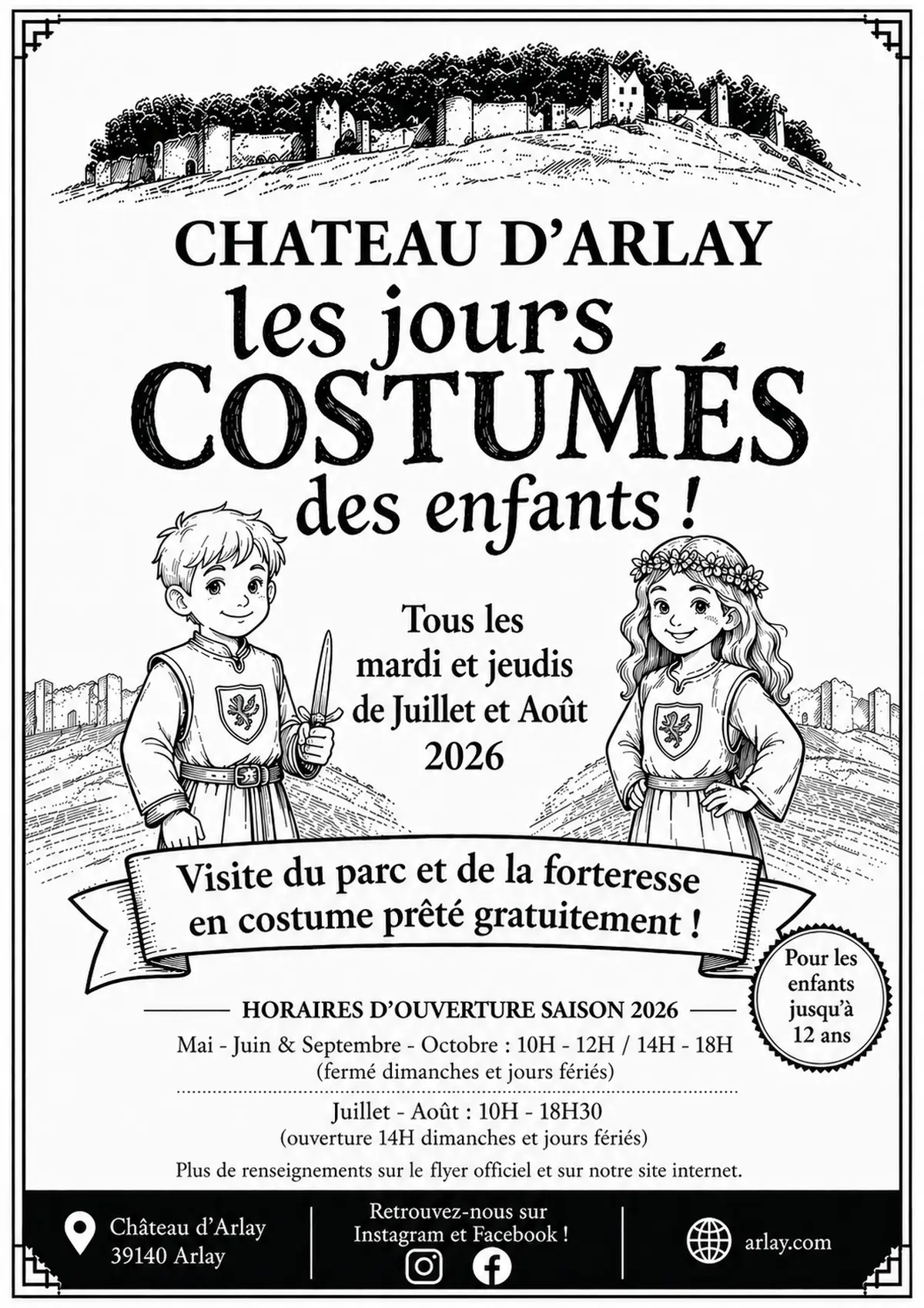 Les jours costumés au château d'Arlay