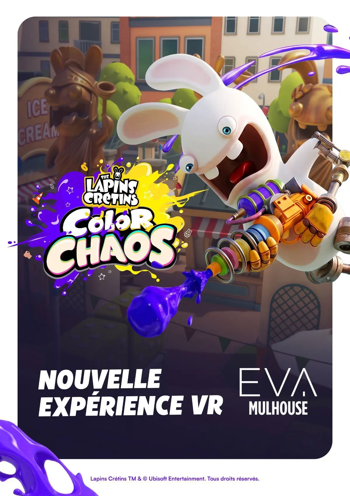 Les Lapins Crétins débarquent dans l'arène EVA Mulhouse