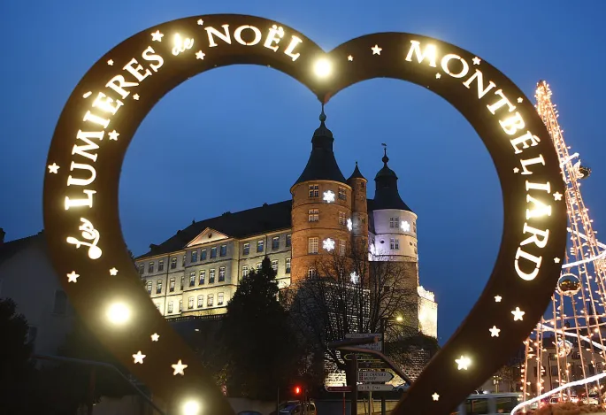 Les Lumières de Noël  à Montbéliard : Marché de Noël et animations