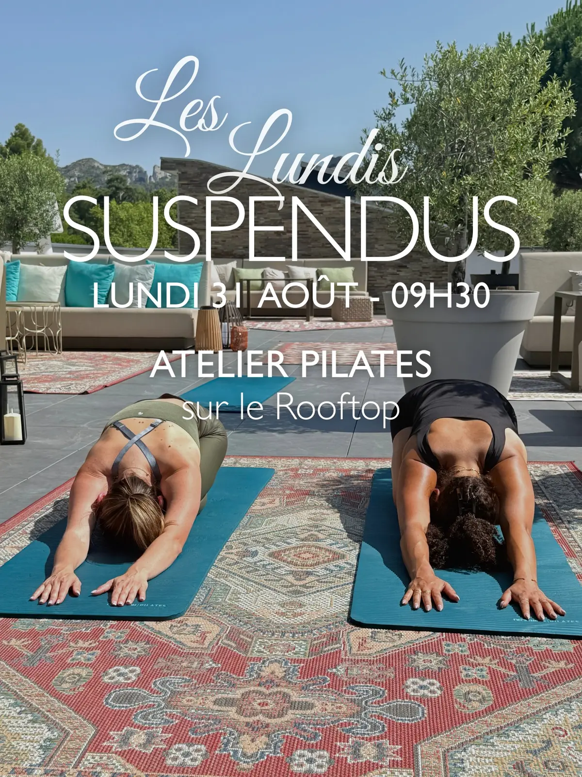 Les Lundis Suspendus - Atelier Pilates sur le Rooftop de l'Hôtel le Saint-Rémy