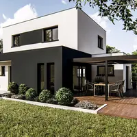 Le modèle Mystère Black des Maisons d'Auguste, une maison moderne DR