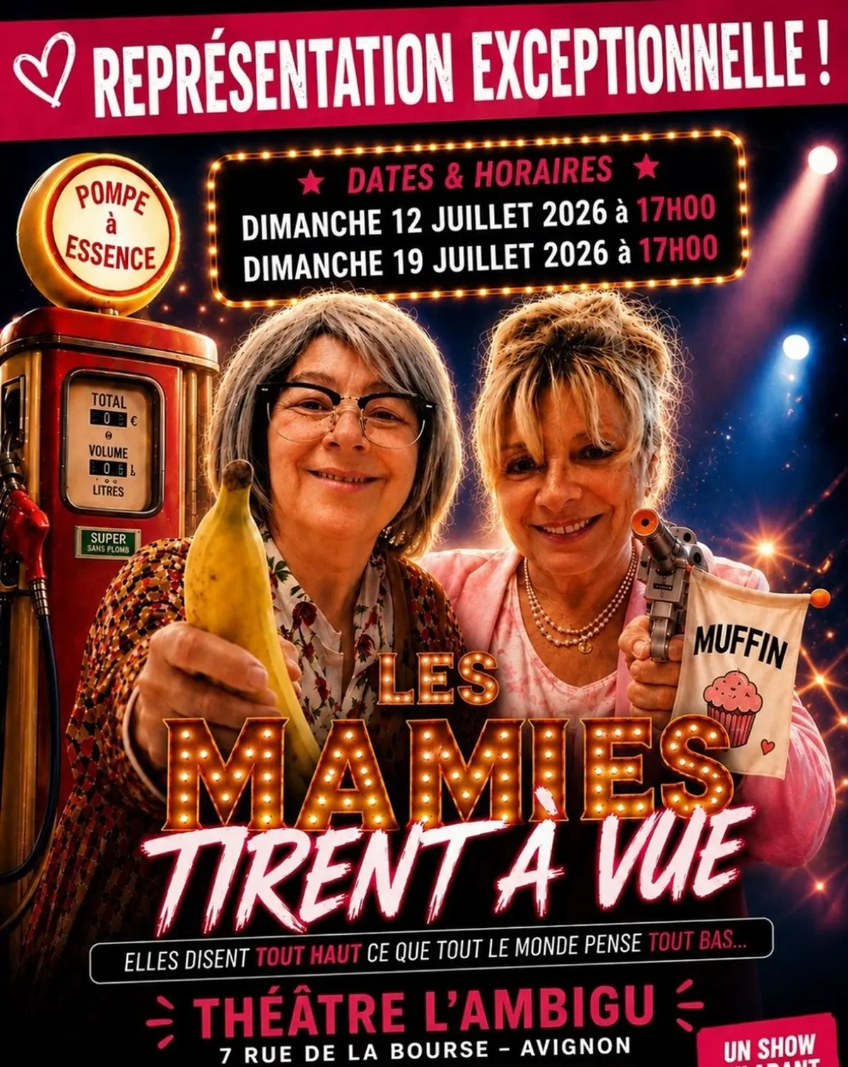 Les mamies tirent à vue