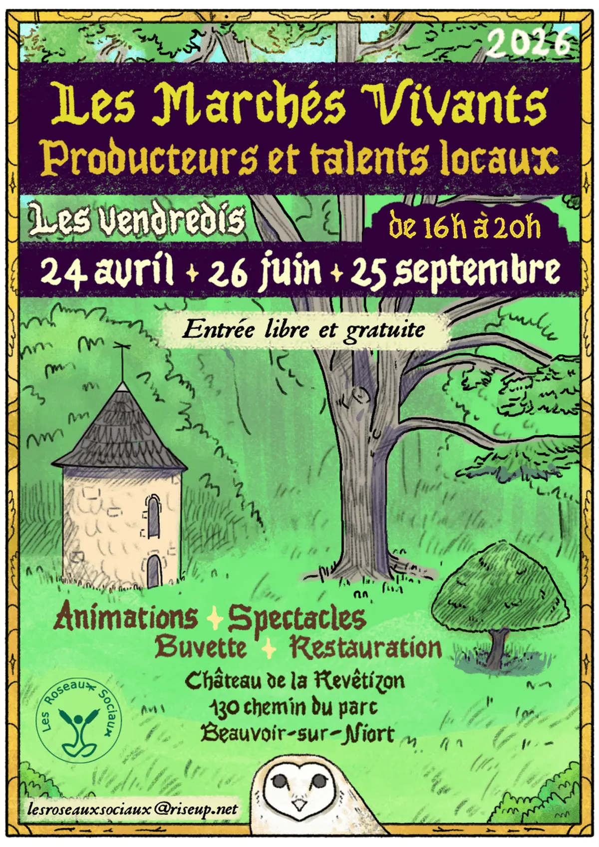 Les Marchés Vivants à Beauvoir-sur-Niort