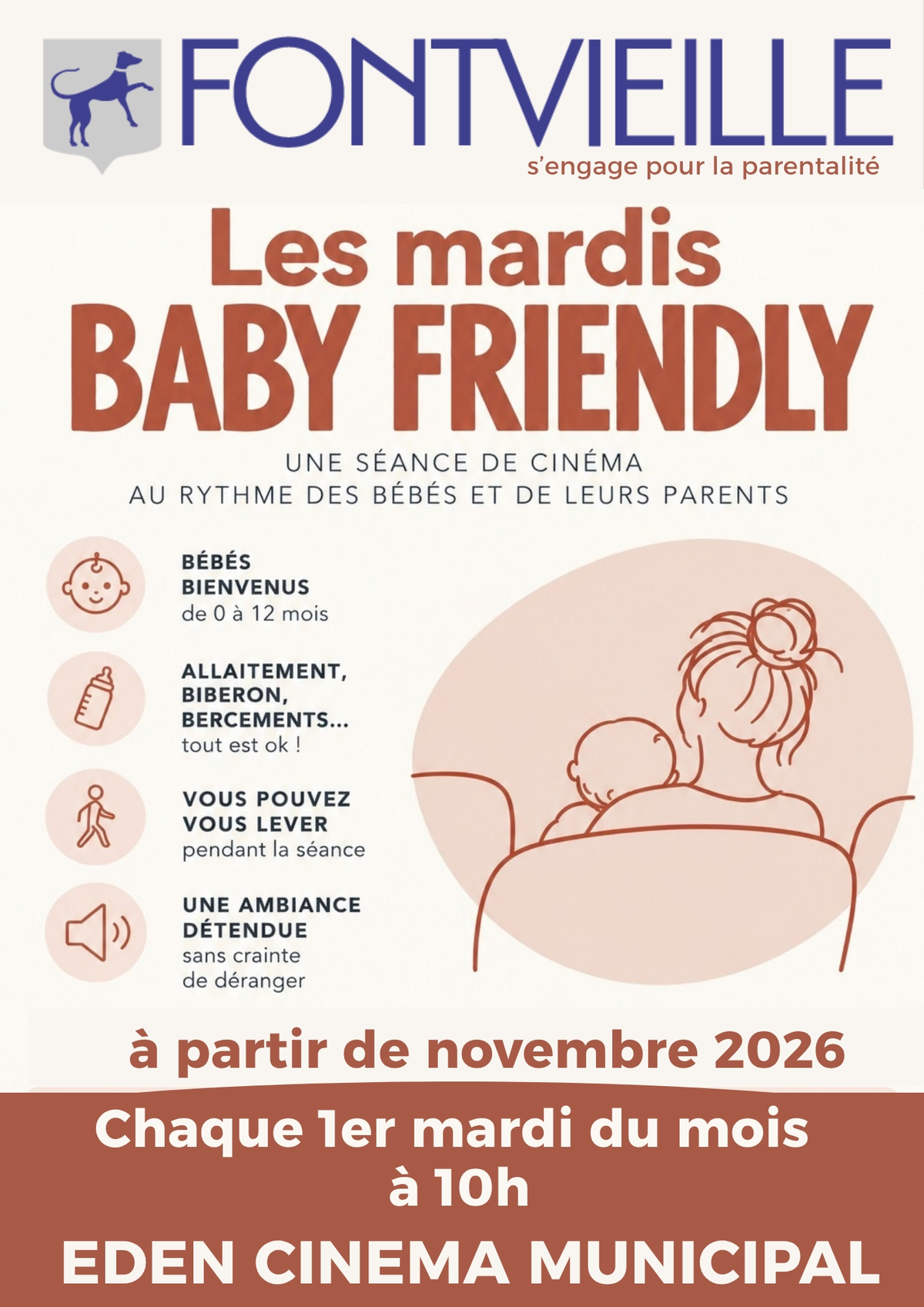 Les mardis Baby Friendly - Eden Cinéma