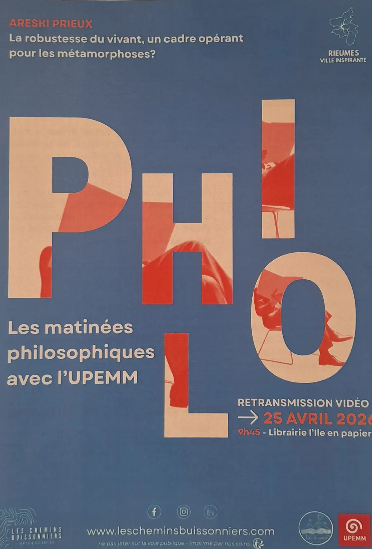 Les Matinées Philosophiques Avec L'Upemm