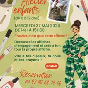 Les Mercredis au Musée Militaire - Soldat c'est quoi cette affiche ?