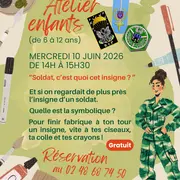 Les mercredis au musée militaire : Soldat, c'est quoi cet insigne ?