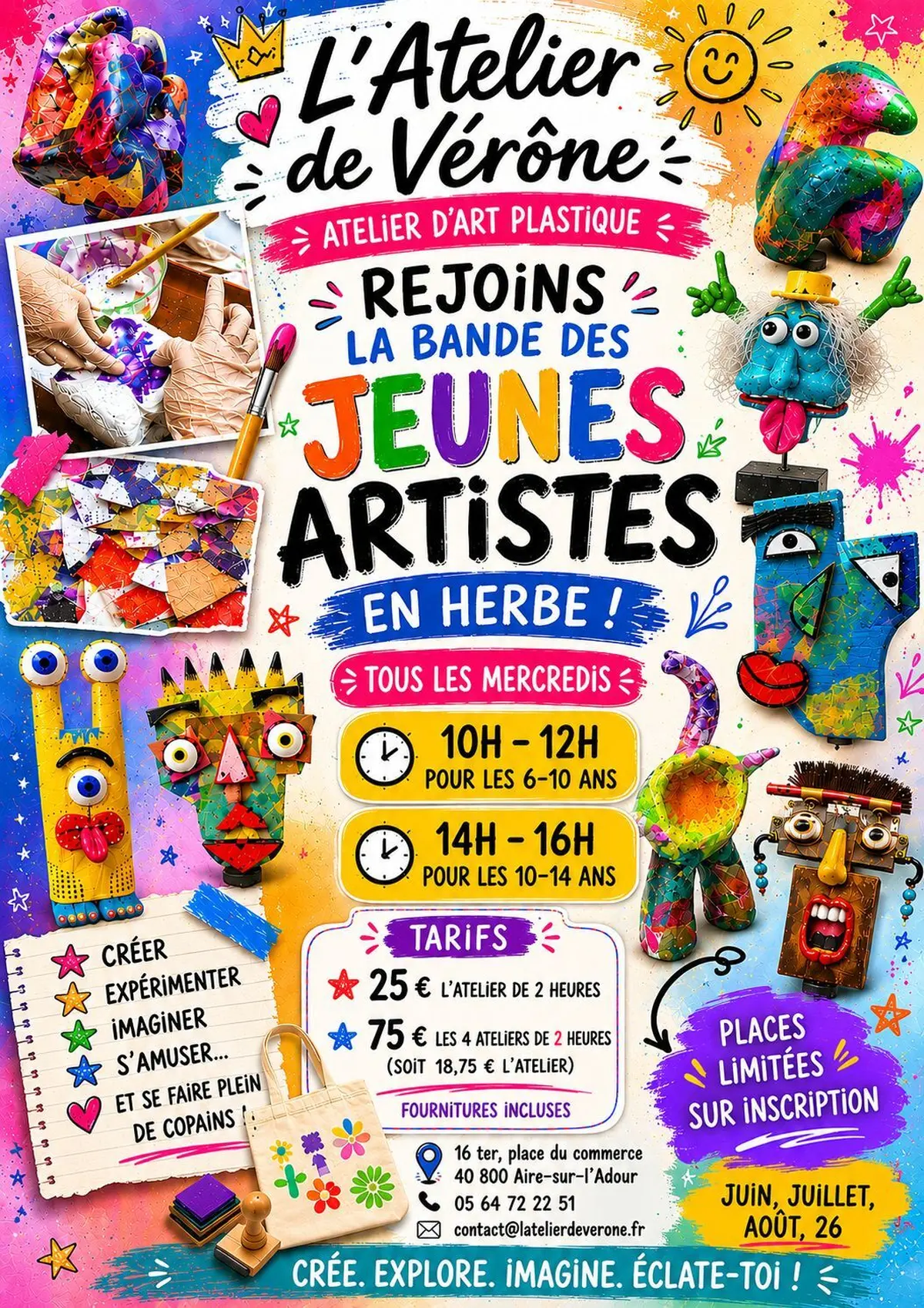 Les mercredis créatifs avec Vérône