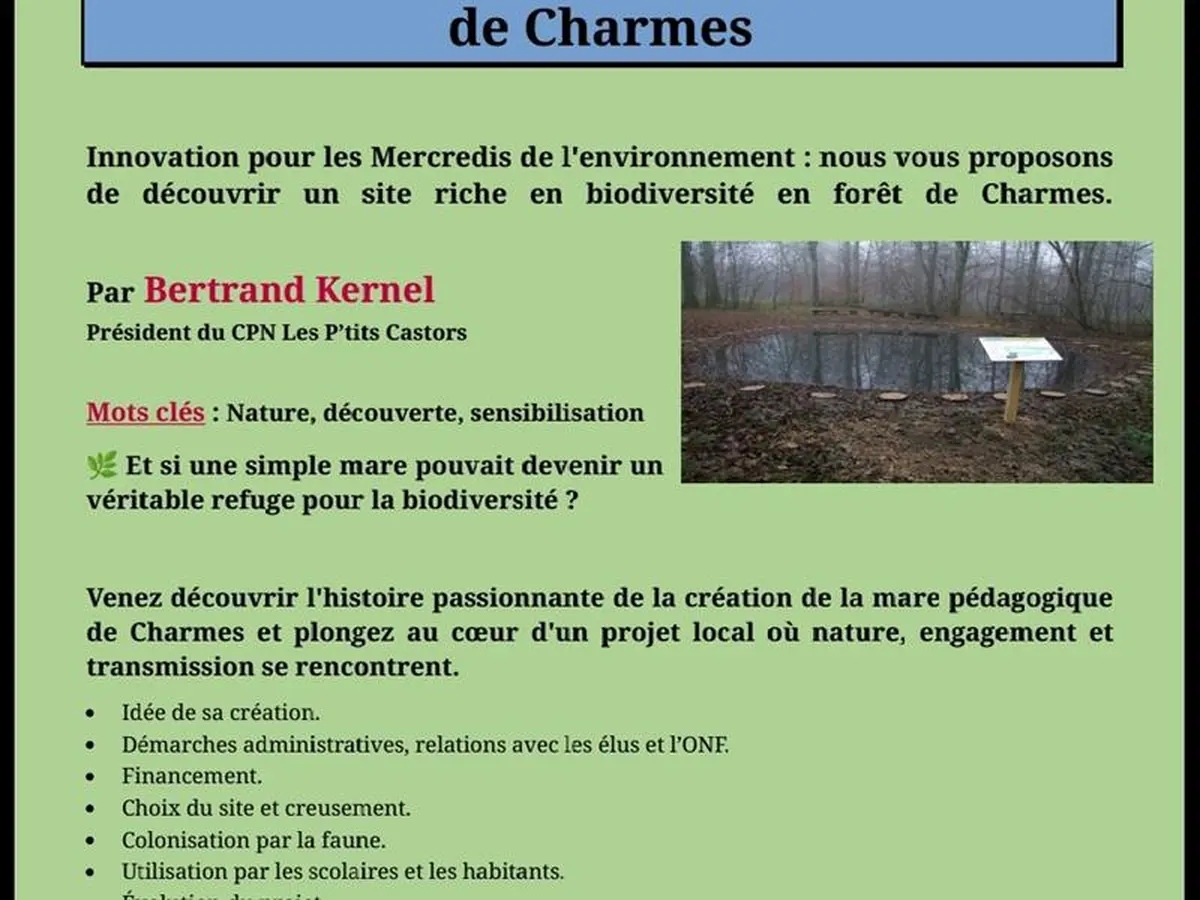 Les mercredis de l'environnement
