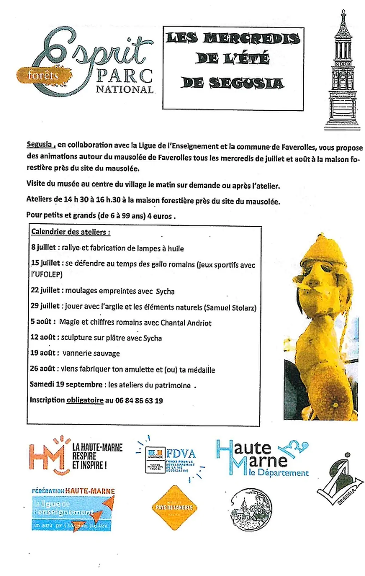 Les Mercredis de l'été de Segusia