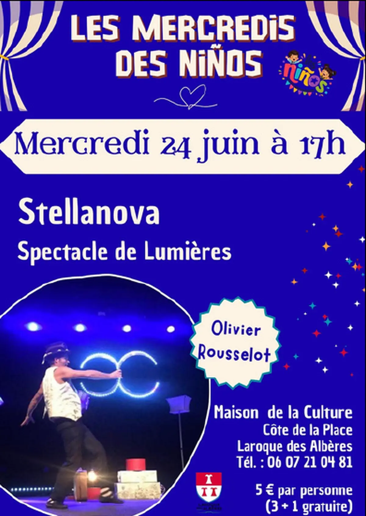 Les Mercredis Des Ninos Stellanova, Spectacle De Lumière