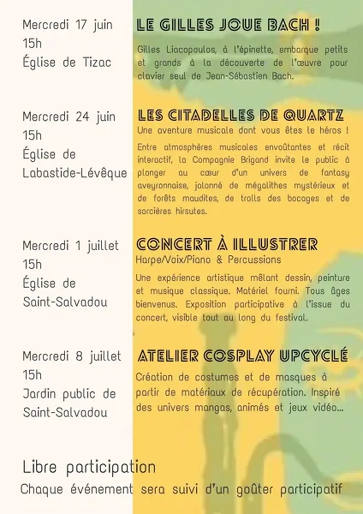 Les mercredis des Serènes Les citadelles de quartz