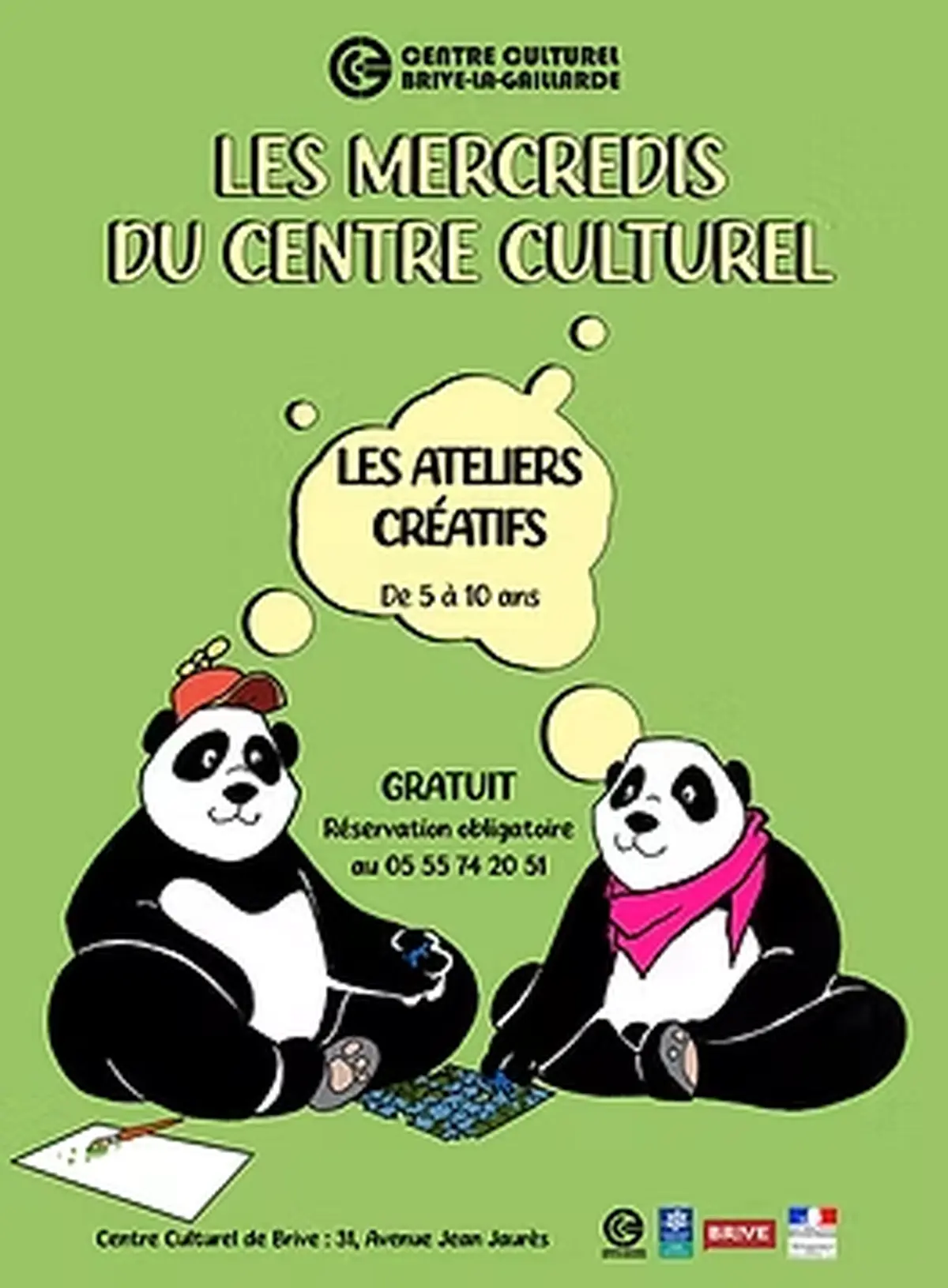 Les mercredis du Centre culturel: Atelier créatif (Centre Culturel)