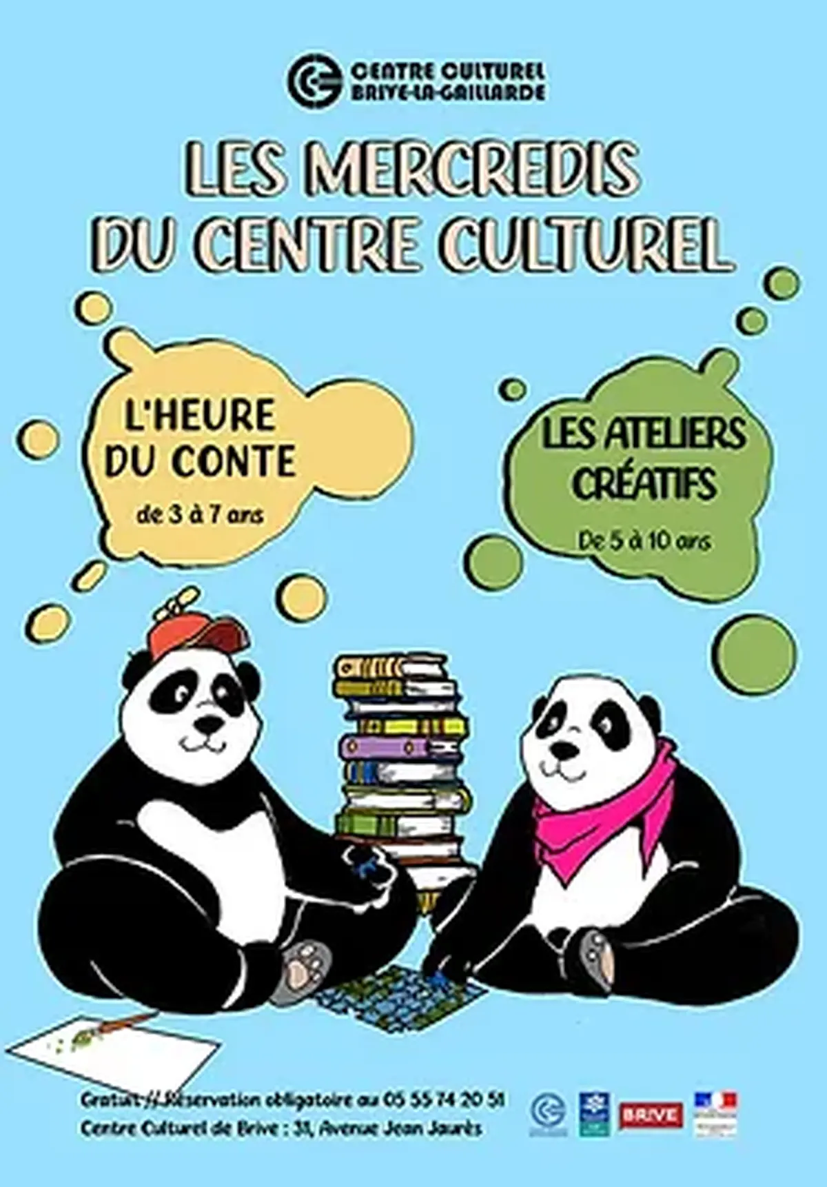 Les mercredis du Centre culturel: Atelier créatif (Centre Culturel)