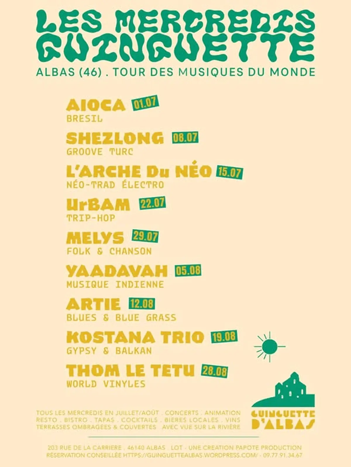 Les mercredis Guinguette