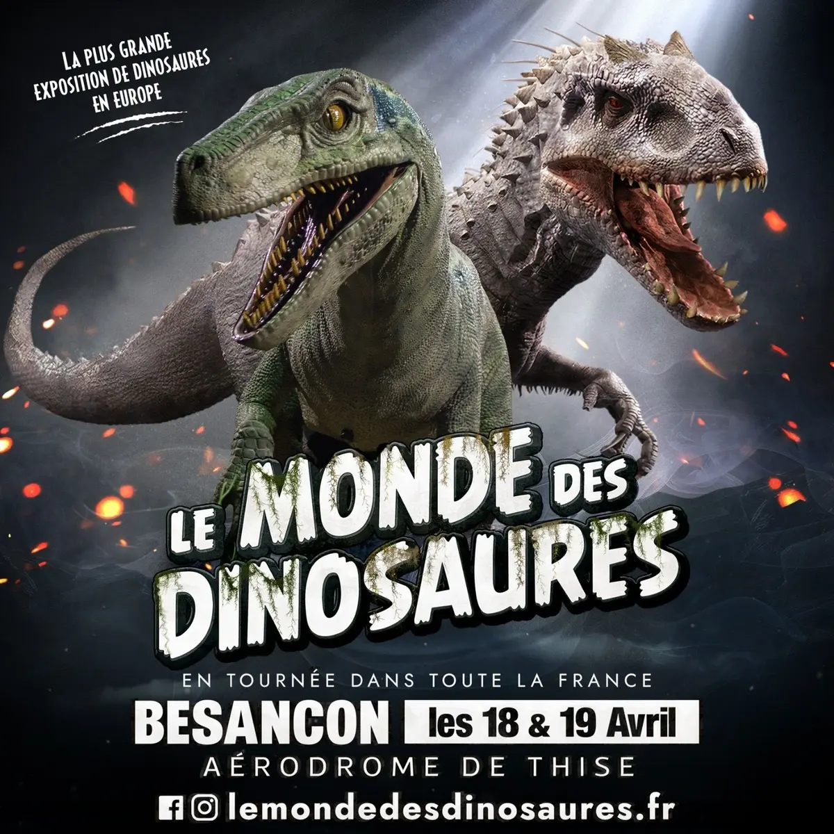 Les Monde des Dinosaures à Besançon