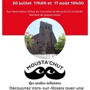Les Mousta'chut : les visites éclairées, découverte de Vars-sur-Roseix