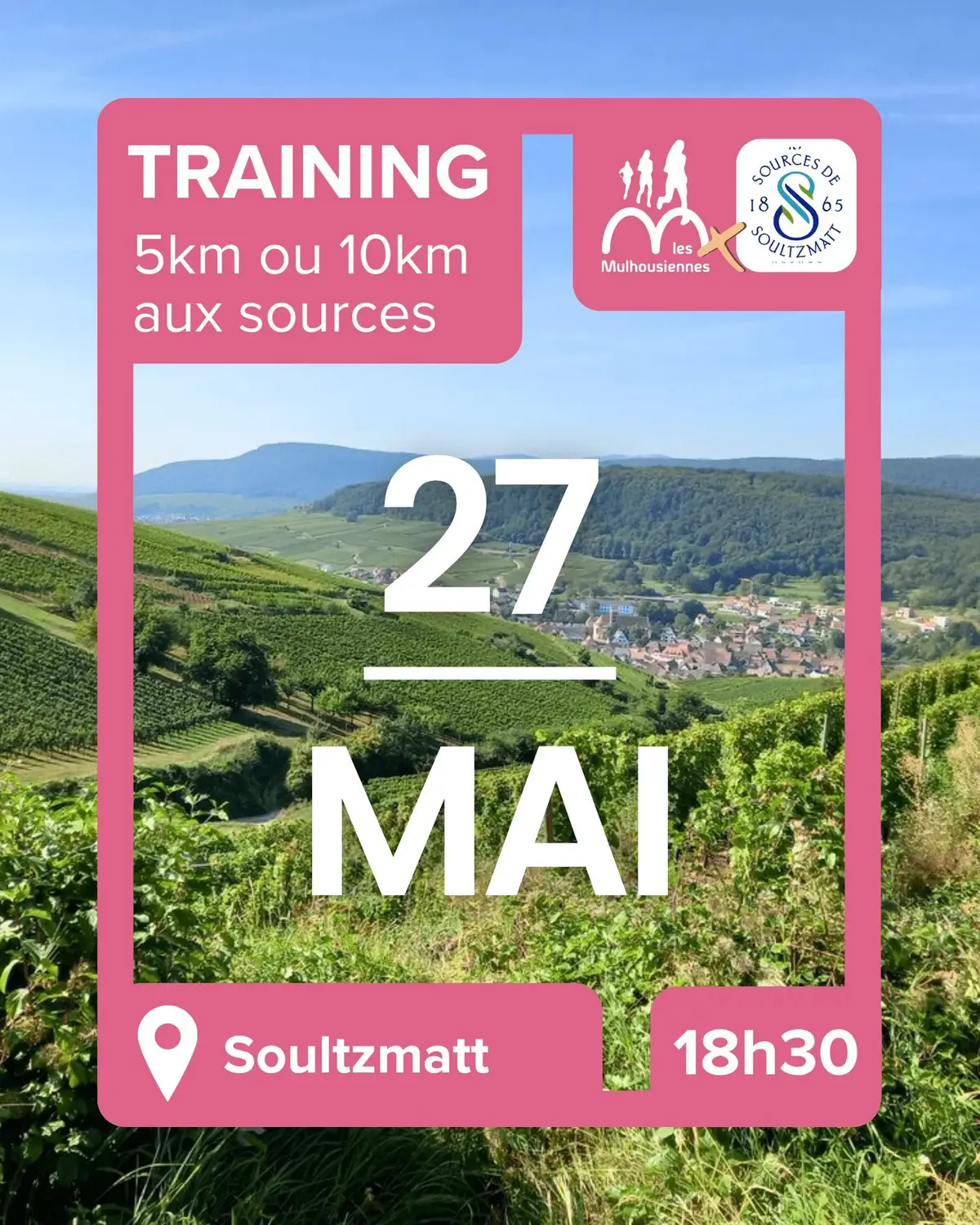 Entraînement aux sources de Soultzmatt : 5 ou 10 km au grand air