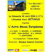 Les musicales :  concert de l'ensemble vocal Octavus