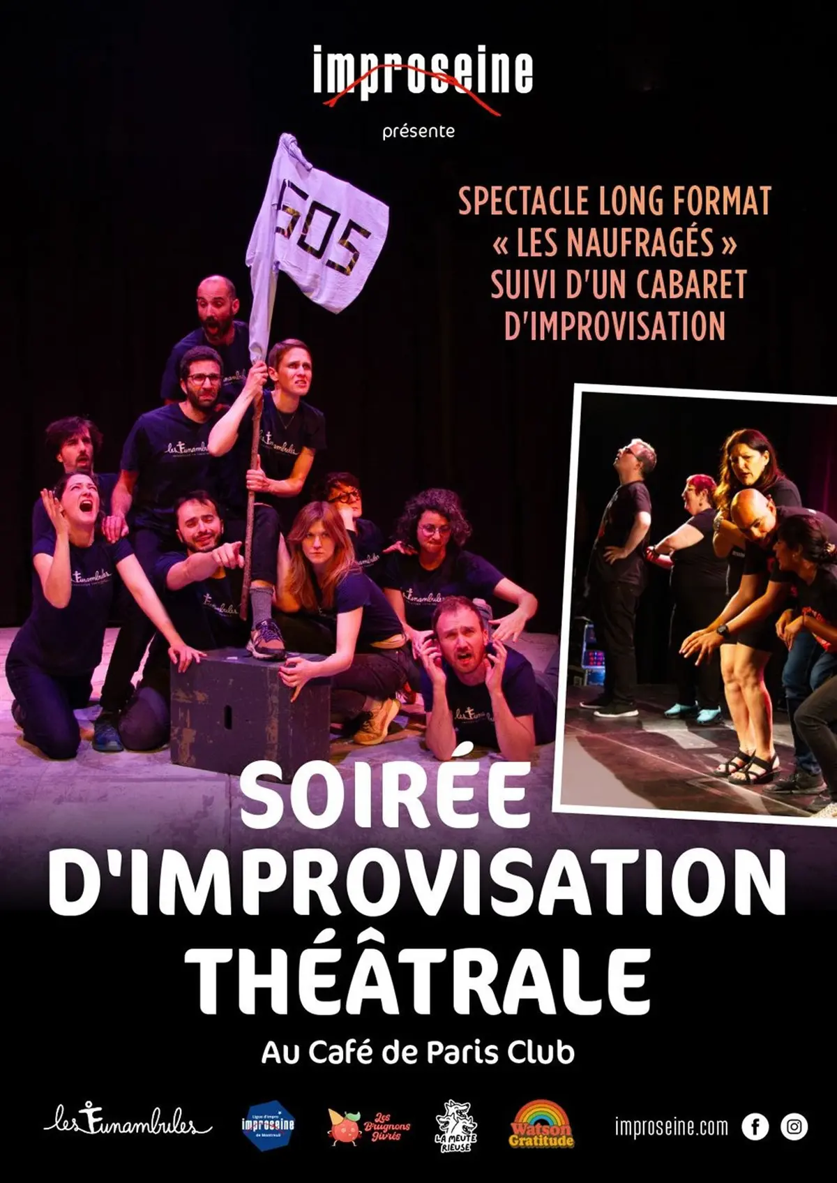 Les Naufragés suivi de Cabaret d'improvisation