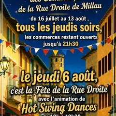Les nocturnes des commerçants de la Rue Droite de Millau