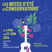 Les notes d'été du conservatoire