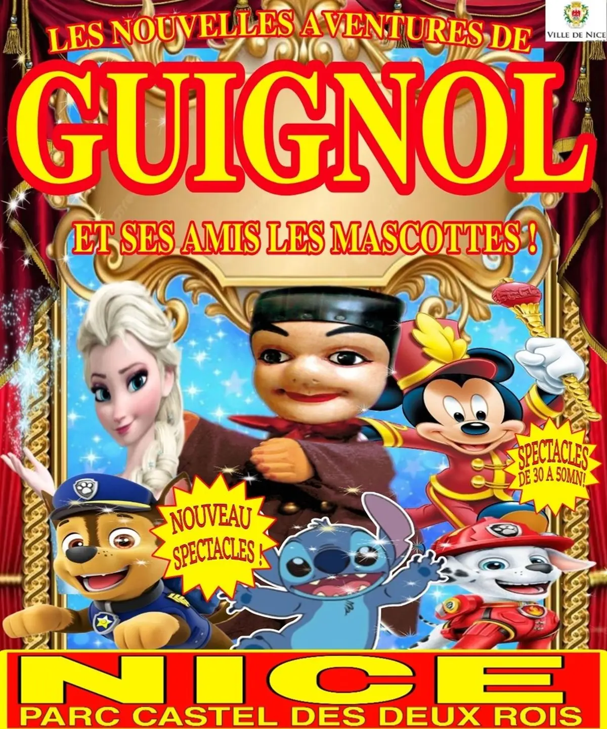 Les Nouvelles Aventures de Guignol et ses Amis les Mascottes à Nice !
