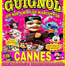 Les nouvelles aventures de Guignol et ses amis les mascottes à Cannes (Point de Croisette)