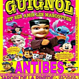 Les nouvelles aventures de Guignol et ses amis les mascottes à Antibes