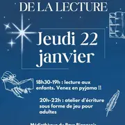 Les nuits de la lecture à la Médiathèque