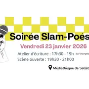 Les Nuits de la lecture : soirée slam poésie