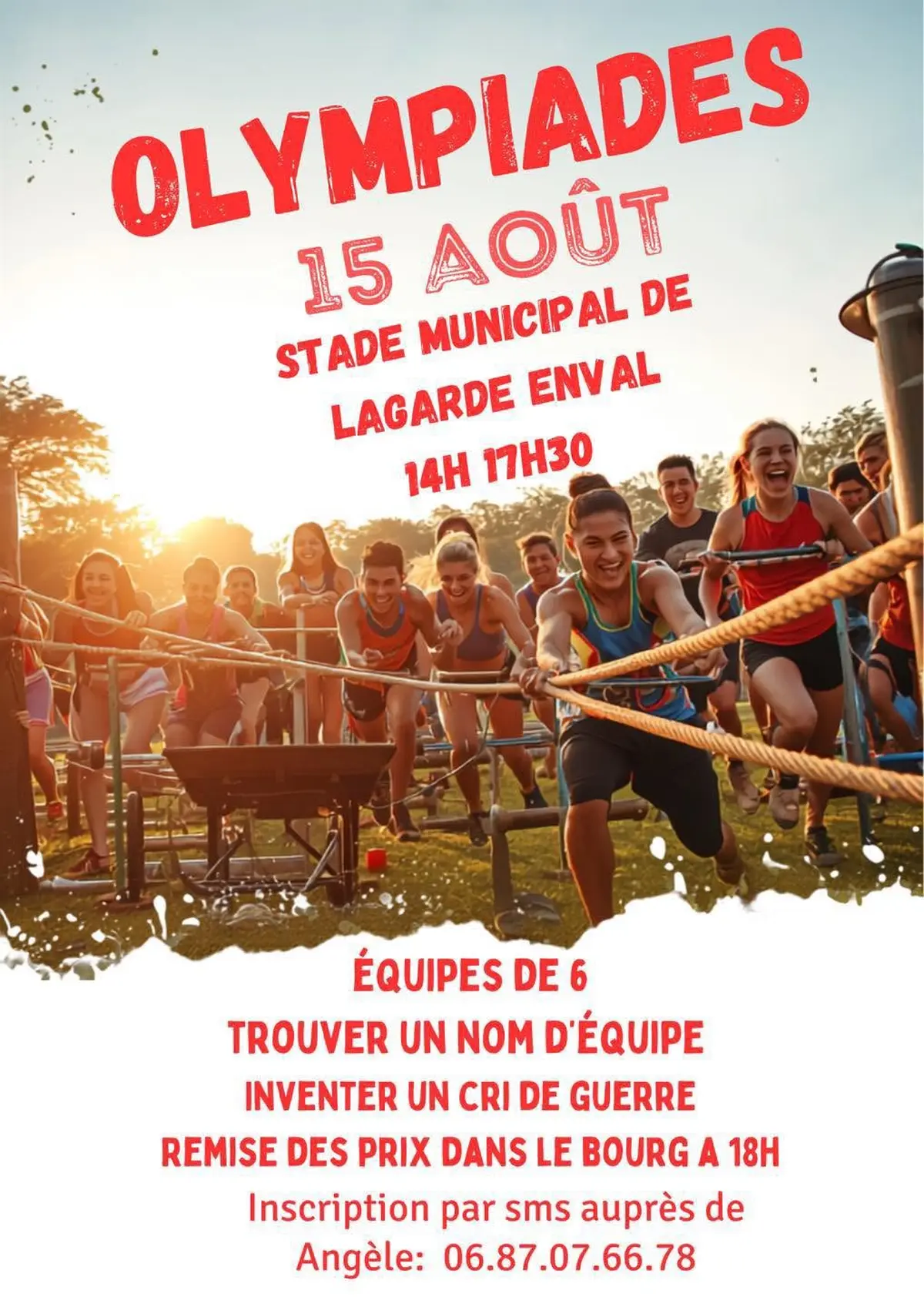 Les Olympiades de Large Enval
