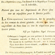 Les ouvriers du livre à l'Imprimerie nationale de 1793 à 1830