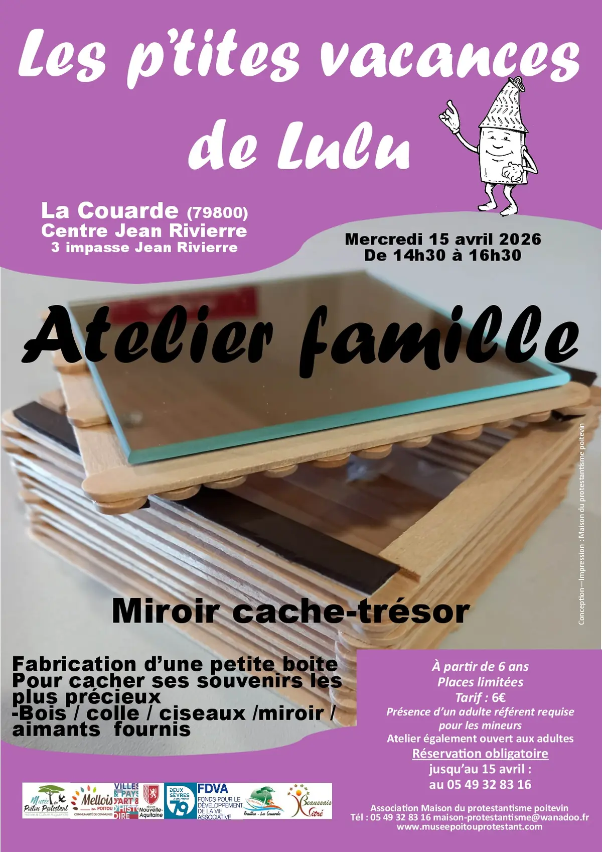 Les p'tites vacances de Lulu · Atelier famille