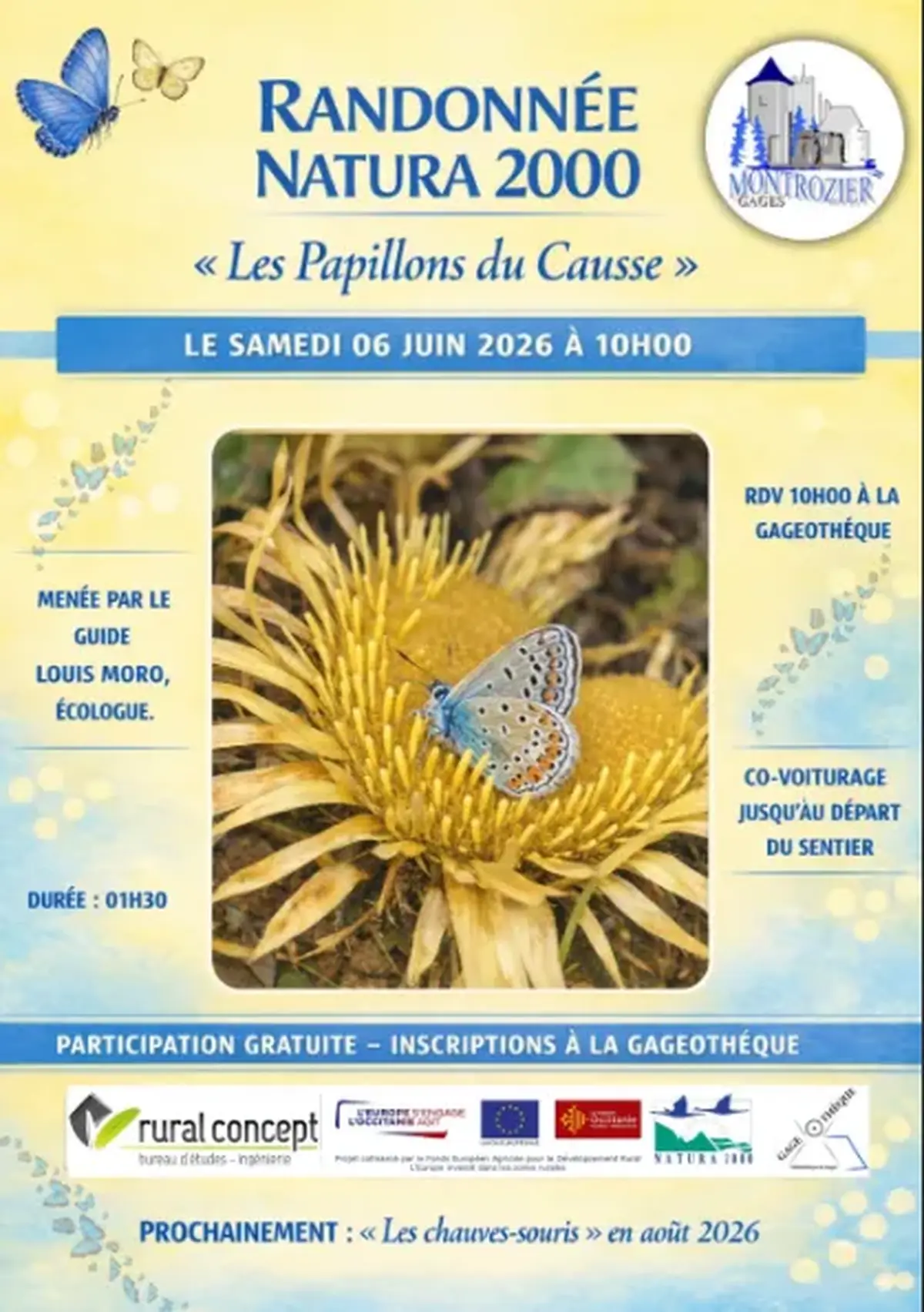 Les papillons du Causse : Randonnée Natura 2000