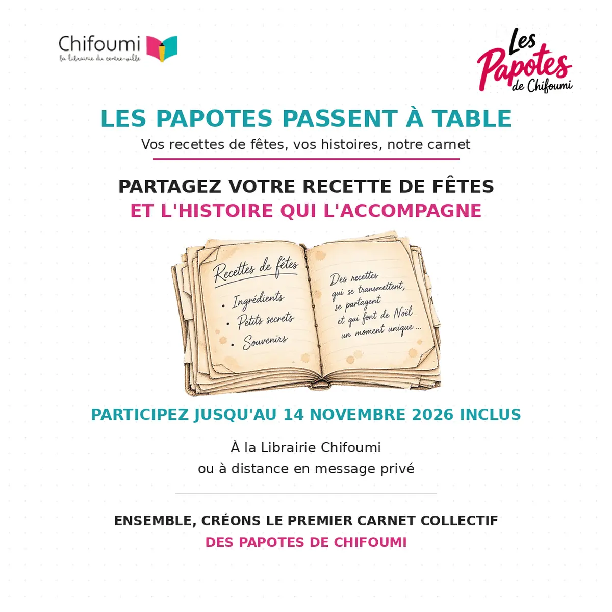 Les papotes de Chifoumi : Les papotes passent à table !