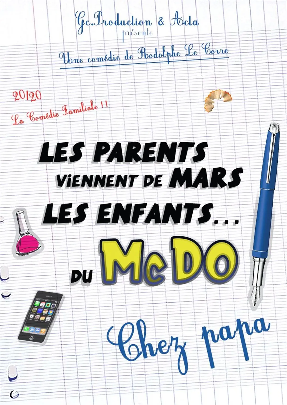 Les parents viennent de Mars, les enfants du Mcdo (chez papa)
