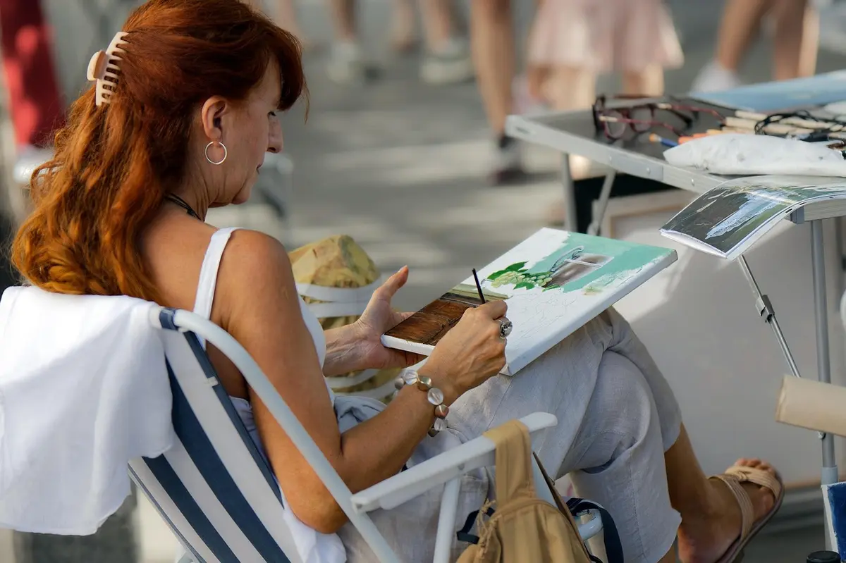 Les peintres dans la rue