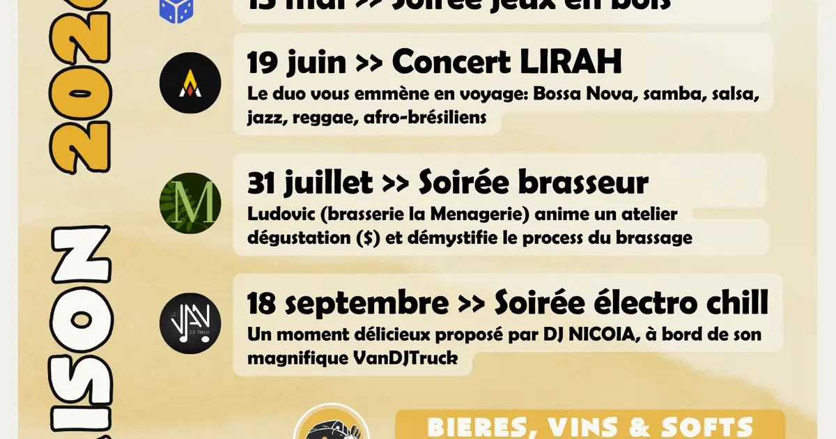 Les Pizz' & Beer du Vendredi : Concert de Lirah