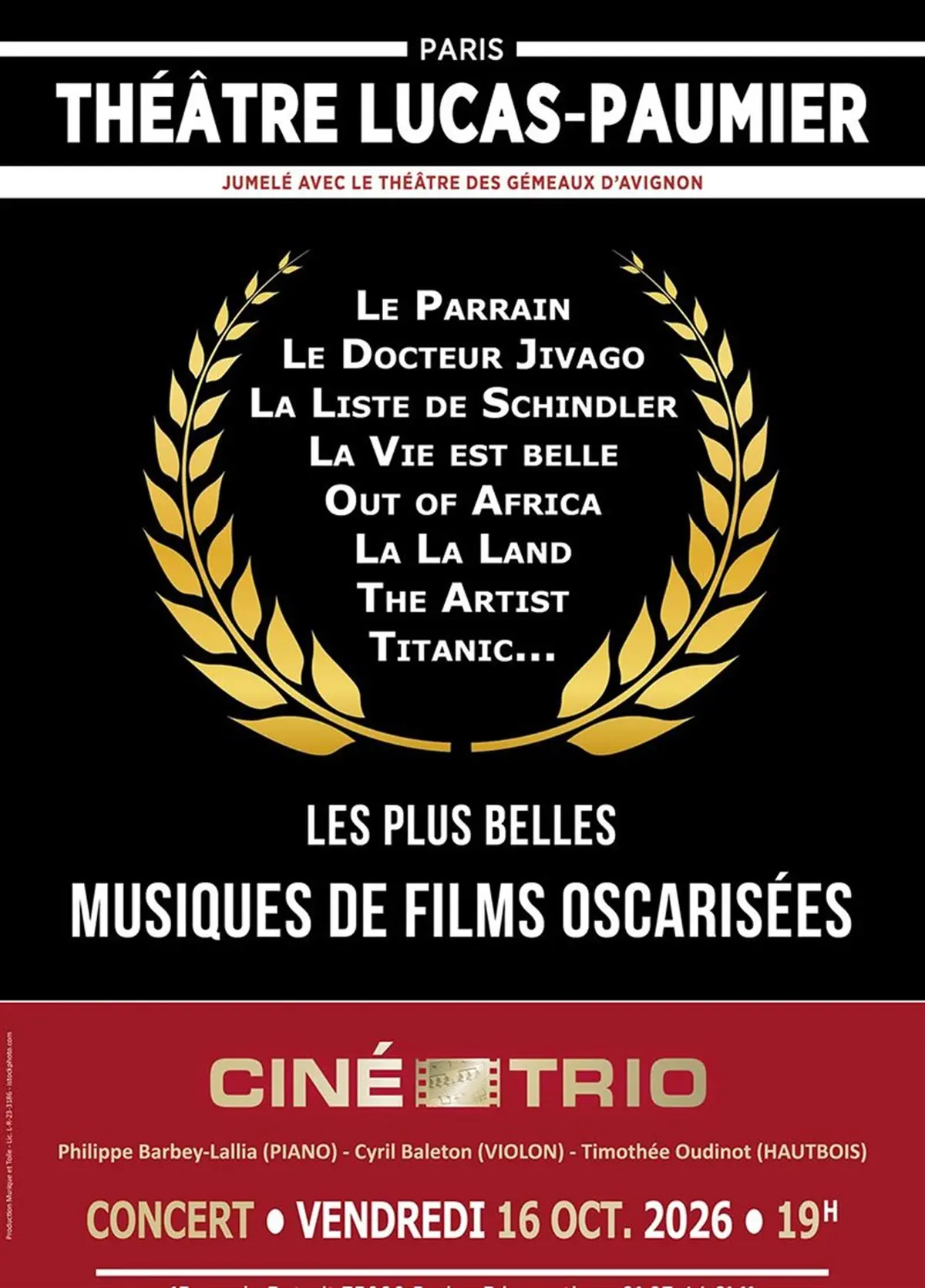 Les Plus Belles Musiques des Films Oscarisées